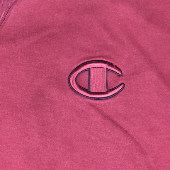 Champion Crewneck Sweater Burgundy Men’s Sz XL - Picture 4 of 6
